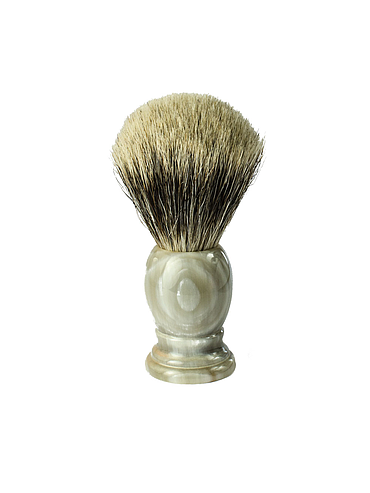 1Barber - Scheerkwast Beste Das - Hoorn - 21mm