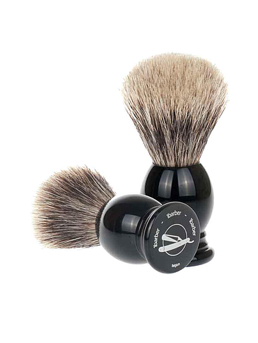 1Barber - Scheerkwast Beste Das - Zwart - 21mm