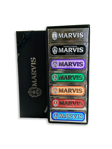 Marvis - Geschenkverpakking van 7 tandpasta's