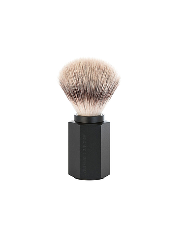 Muehle - Hexagon Shaving Brush - SilverTip Fibre