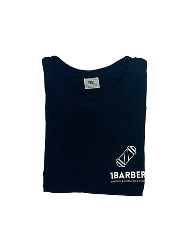 1Barber - Zwarte T-Shirt maat XL