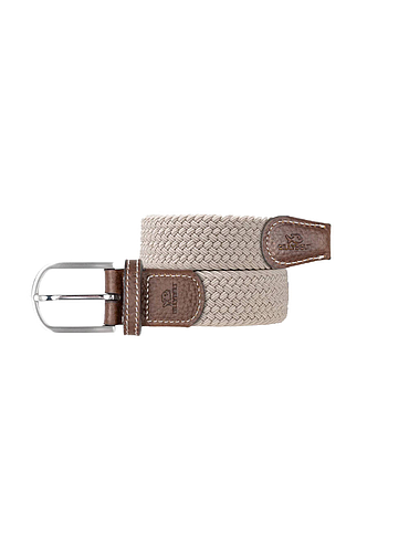 Billybelt - Ceinture tressée élastique - Beige Sable - Taille 2
