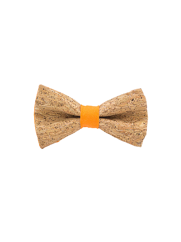 Jaggs - Nœud papillon liège "Merlot" - Bague Orange
