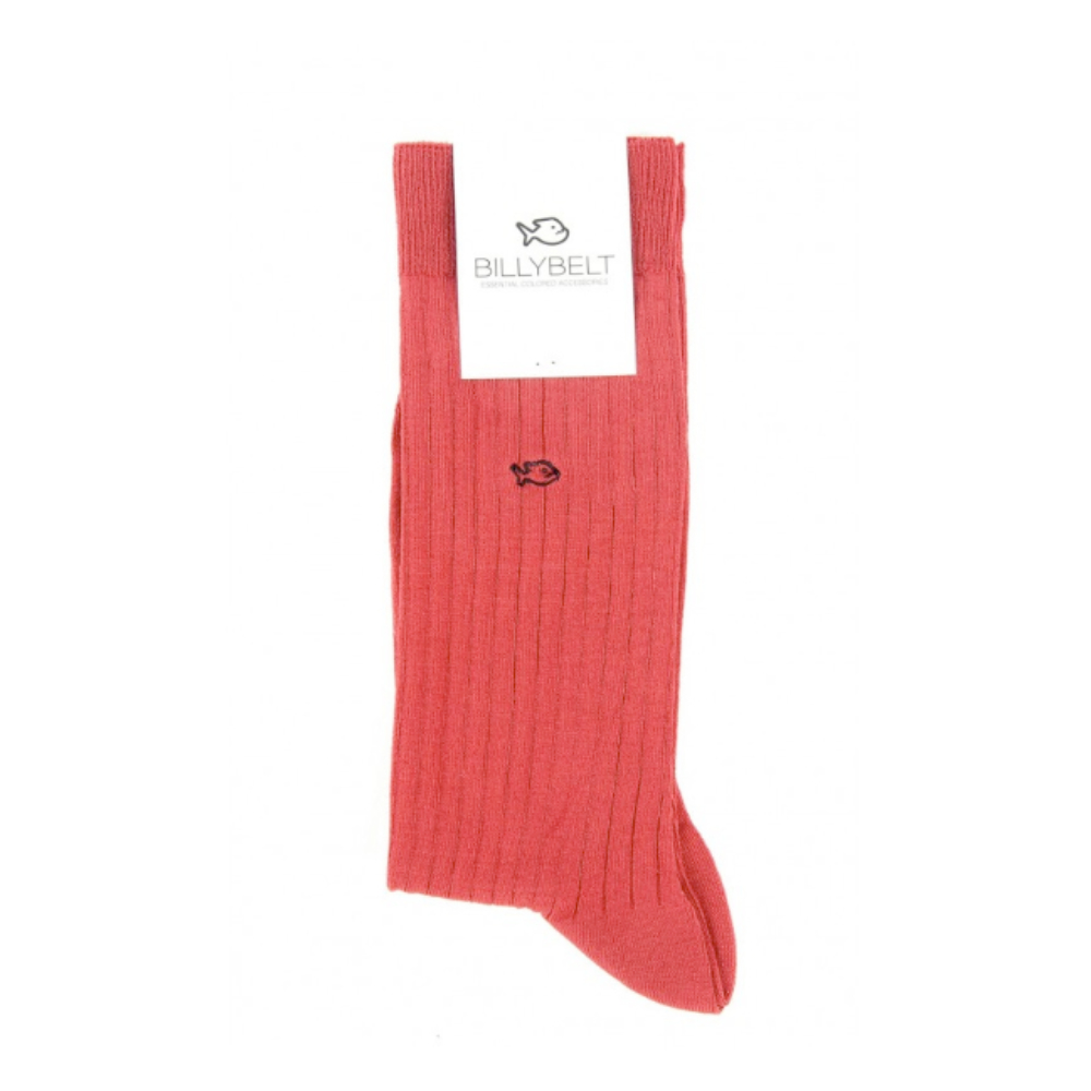 BillyBelt - Chaussettes fil d'Ecosse - Rouge Grenade