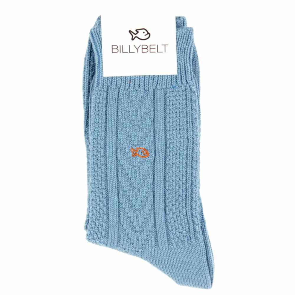 BillyBelt - Merino wollen sokken - Azur