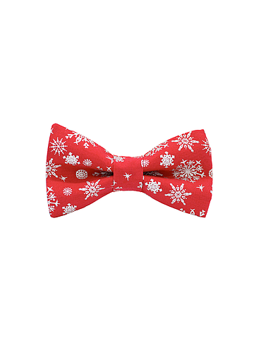 Jaggs - Nœud papillon Christmas Snow - Rouge