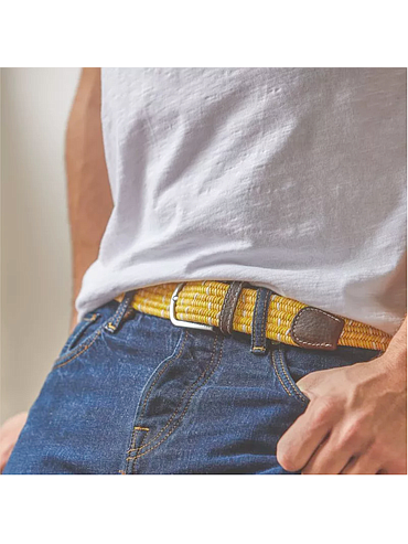 Billybelt - Cotton waxed elastic belt - Marmara - Size 2