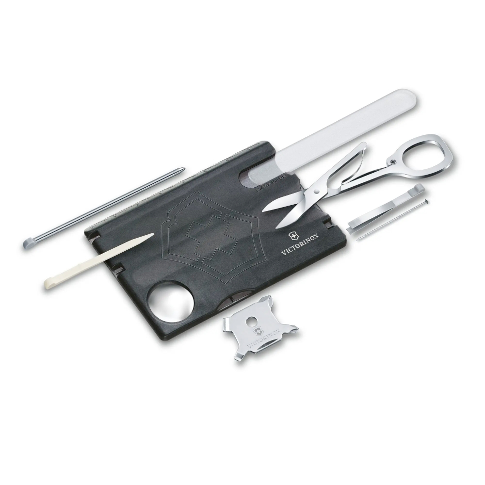 Victorinox - Swiss Card Nailcare - Transparant Zwart