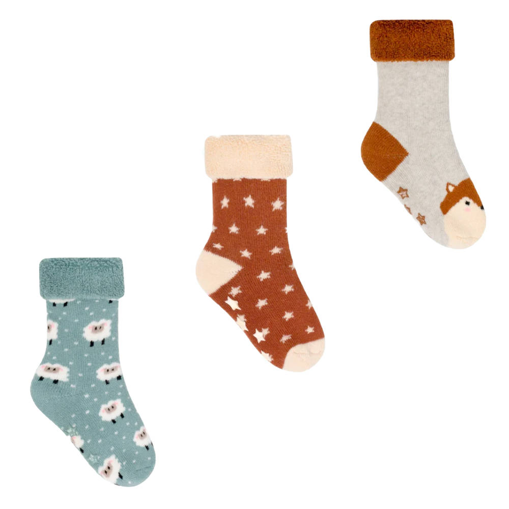 Cabaia - Pack of 3 pairs of baby socks - Autumn - 12/24 months