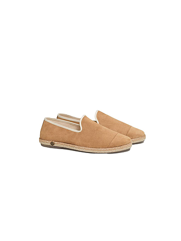 Angarde - Camel leder Espadrille - 40 Medium
