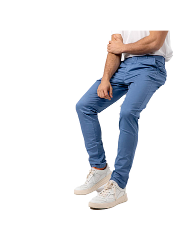 BillyBelt - Bleu glacier Chino Broek - 38