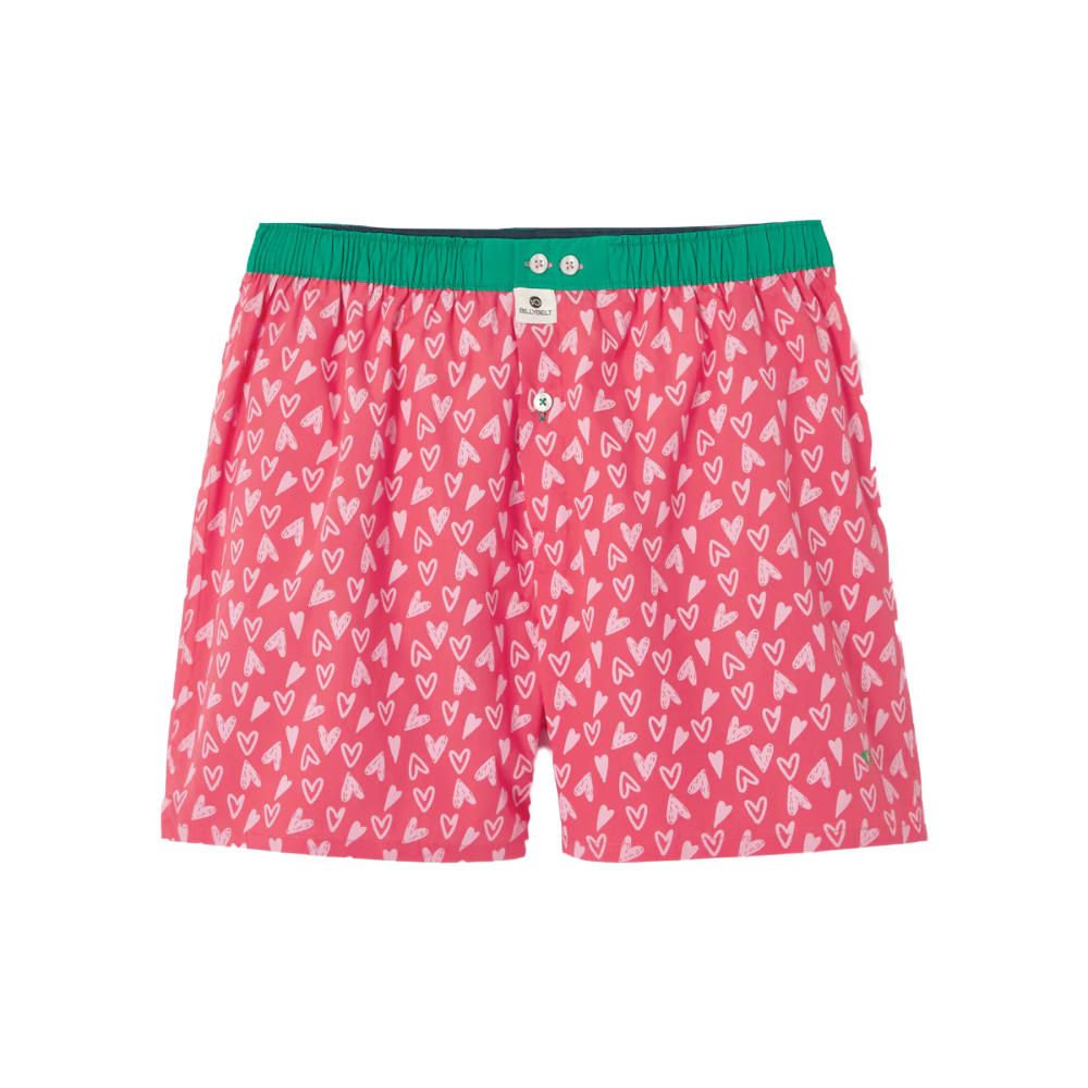 BillyBelt - Organic cotton boxer shorts - Le valentin - Size 2XL