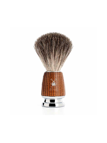 Muehle - Rytmo Pure Badger Shaving Brush - Steamed Ash - 21mm