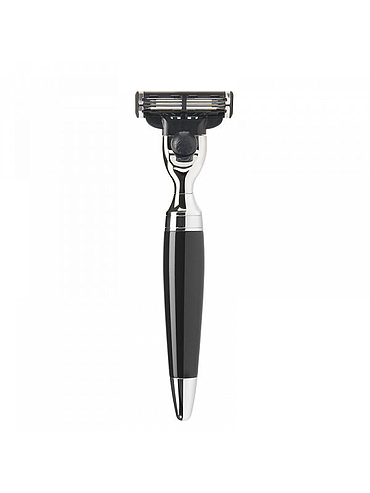 Muehle - Pen - Black resin - Mach 3 Multi-blade razor