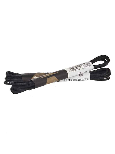RingPoint - Ronde dunne schoenveters - Zwart (90cm)
